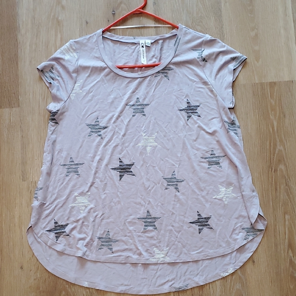 Cable & Gauge Lavender Relaxed Graphic T-Shirt